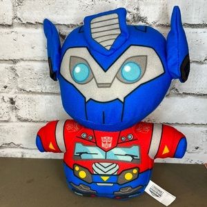 RARE Transformers Rescue Bots Academy Optimus Prime Plush Toy Doll Hasbr…